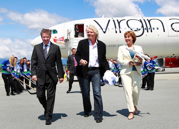 Virgin atlantic richard branson