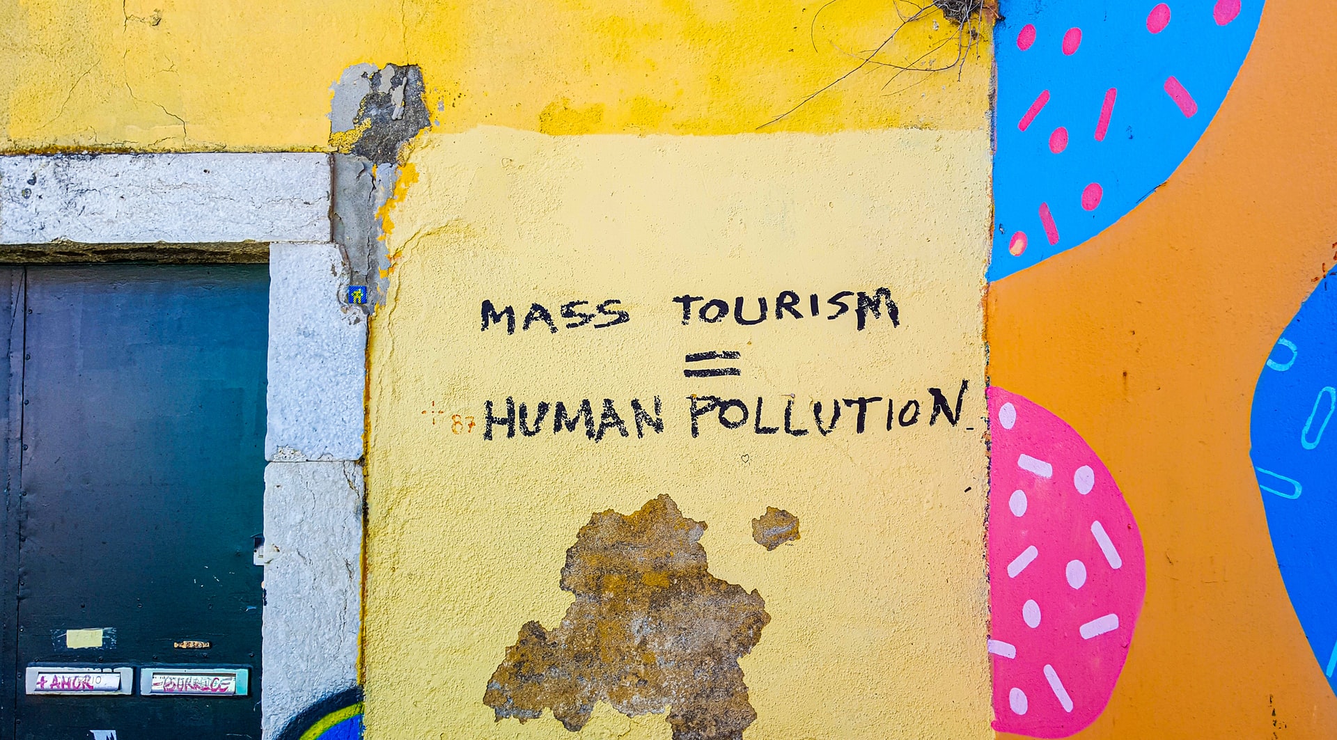 Human pollution. Mass Tourism. Overtourism Impacts. Sustainable Travel.